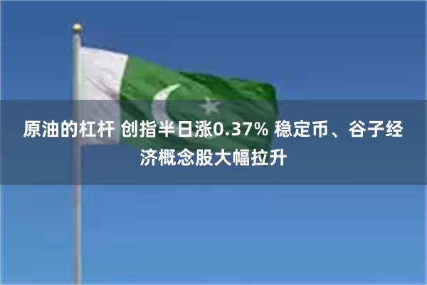 原油的杠杆 创指半日涨0.37% 稳定币、谷子经济概念股大幅拉升