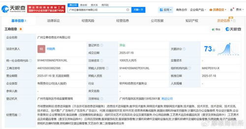 螞蟻集團子公司成立立春信息技術公司，深化技術咨詢布局